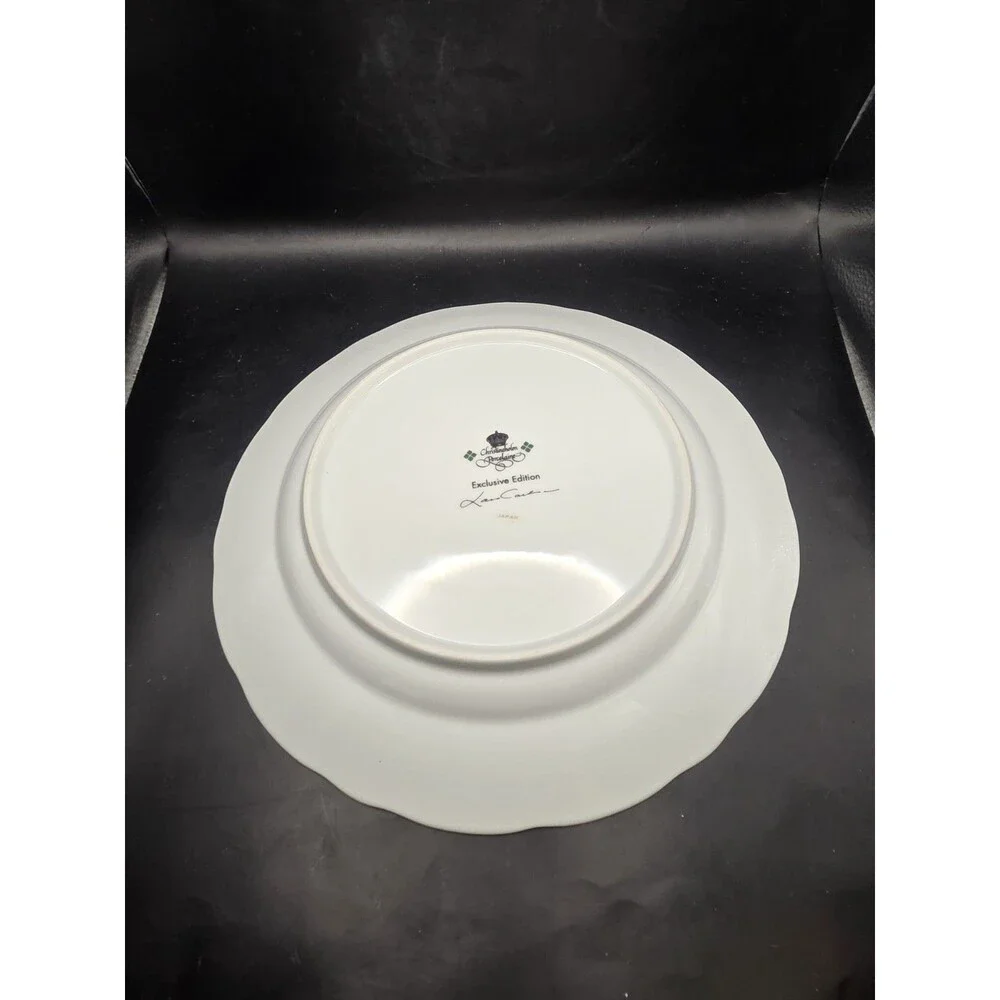 Christineholm Porcelain Lars Porcelain Winter Gnome Dinner Plate 11 Inches